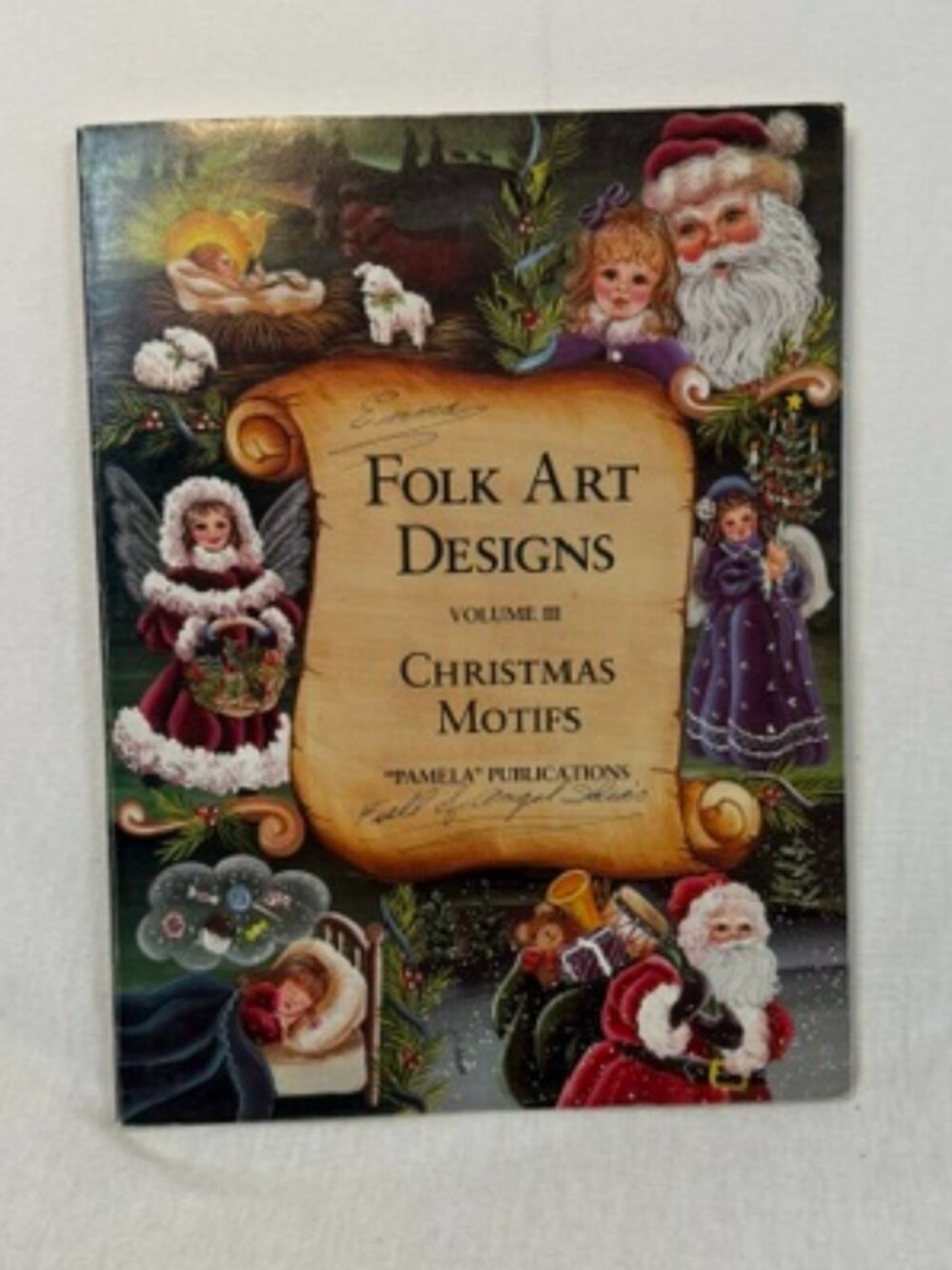"Folk Art Designs Vol III Christmas Motifs" Craft Book 1985 Pamela Publications